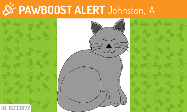 Found/Stray Unknown Cat last seen Near Hyperion Point Johnston Iowa , Johnston, IA 50131