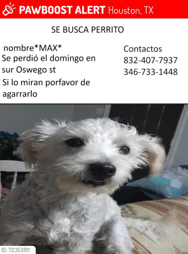 Lost Male Other last seen Near N Oswego St, Houston, TX 77029, Houston, TX 77029