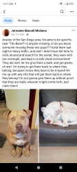 Found/Stray Male Dog last seen Barrel taco shop, San Diego, CA 92114