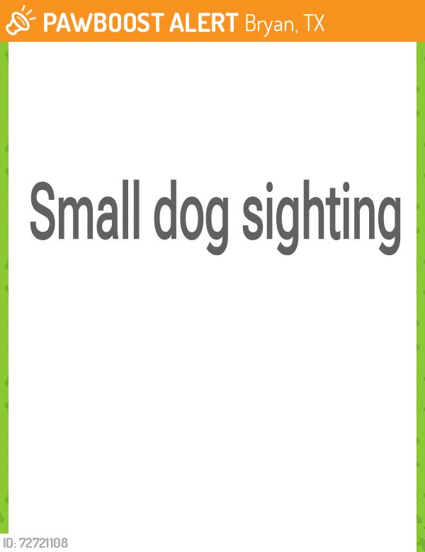 Found/Stray Unknown Dog last seen Closer to tabor road exit ran towards the curve back towards housing?, Bryan, TX 77803
