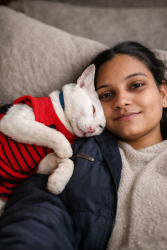 Lost Male Cat last seen Near by k block gurudwara vali gali, Delhi, DL 110033
