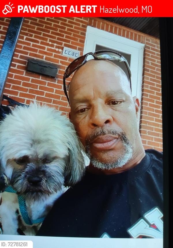Lost Male Dog last seen Near and McDonald Road, Hazelwood, MO 63042