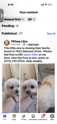 Found/Stray Unknown Dog last seen Glenover near Montgomery, Cincinnati, OH 45236