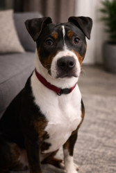 Reunited Male Dog last seen Romaine Creek near St Vincent Cemetery & Stillwater Woods Dr, Fenton, MO 63026