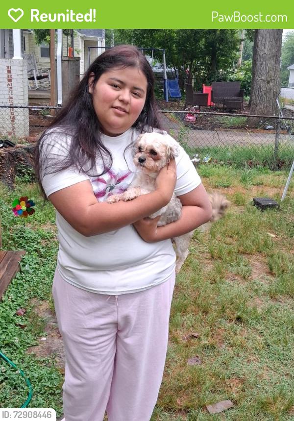 Reunited Male Dog last seen Park Street apmts , High Point, NC 27260