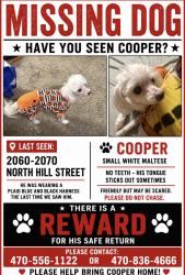 Lost Male Dog last seen he can be anywhere in griffin please help me find him., Newark, AR 72562