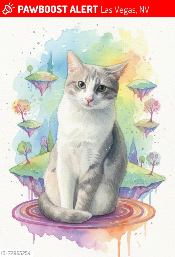 Lost Male Cat last seen Spring valley / fort apache, Las Vegas, NV 89117