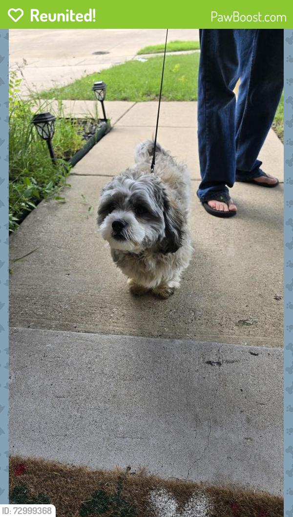 Reunited Male Dog last seen Cheyenne Ridge, Fort Worth, TX 76179