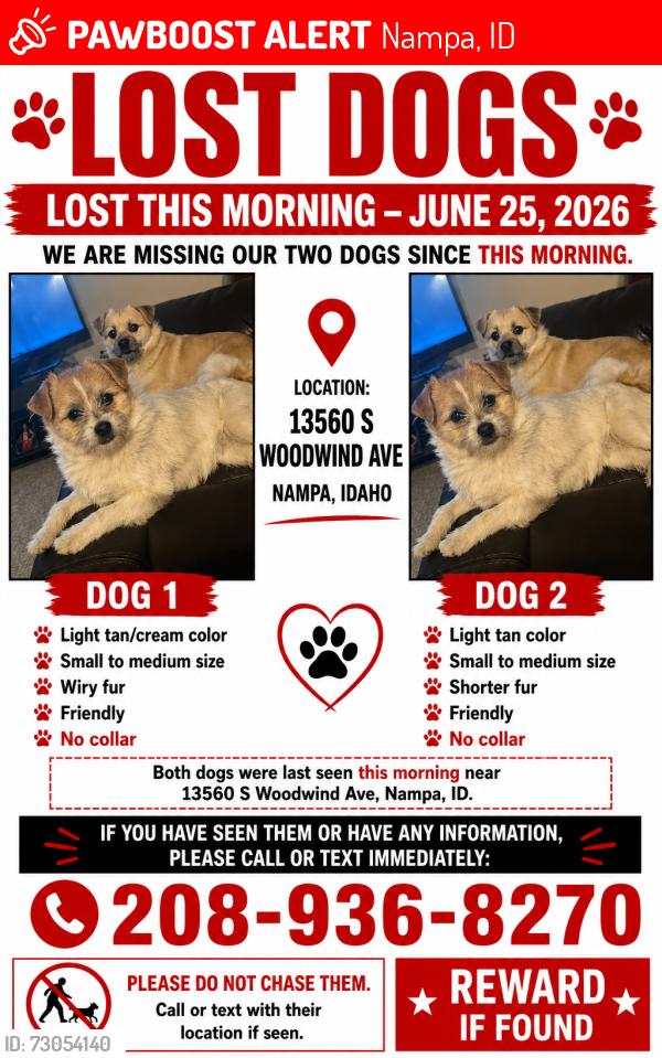 Lost Male Dog last seen Midway, lone star, Middleton, Rosevelt, Nampa, ID 83651