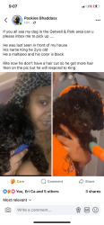 Lost Male Dog last seen Goodman, Memphis, TN 38111