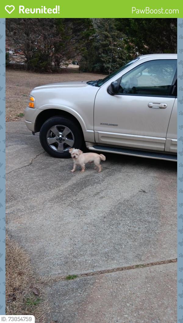 Reunited Male Dog last seen Country Lake Subdivision , Fayetteville, GA 30214