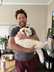 Reunited Male Cat last seen German Village, Columbus, OH 43206