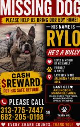 Lost Male Dog last seen Arlington Texas, Arlington, TX 76002