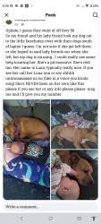 Reunited Female Dog last seen Hwy 58 and little Deschutes River, Pleasant Hill, OR 97455