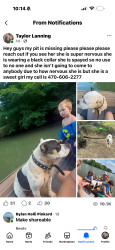 Lost Female Dog last seen Flint hill rd and 101, Aragon, GA 30104