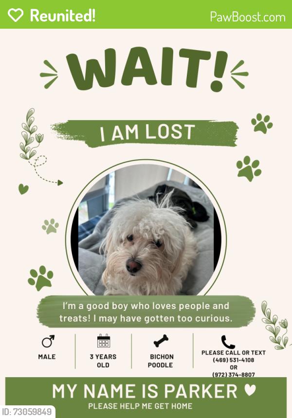 Reunited Male Dog last seen mobile Dr Ennis Texas, Ennis, TX 75119