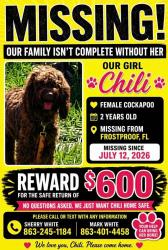 Lost Female Dog last seen Near A Frostproof, Florida 33843, Frostproof, FL 33843