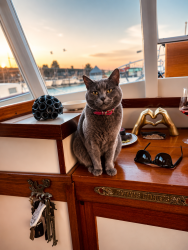 Lost Female Cat last seen Marina, La Conner, WA 98257