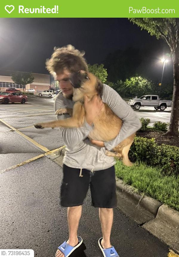 Reunited Male Dog last seen Panther Creek / CooksBerry Rd, Durham, NC 27704