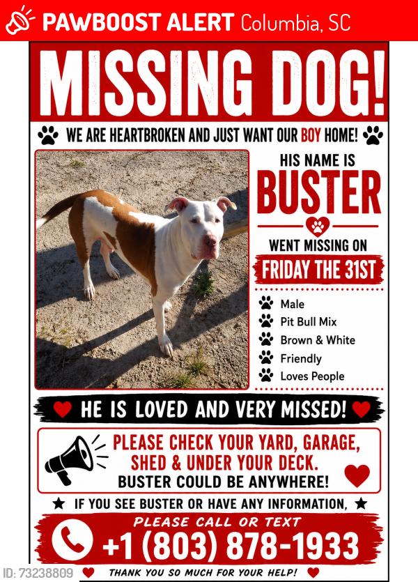 Lost Male Dog last seen Hardscrabble ,Clemson Road Columbia sc, Columbia, SC 29229
