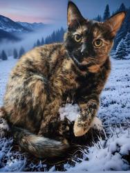 Lost Female Cat last seen Utah street, blue bridge, Toledo, OH 43605
