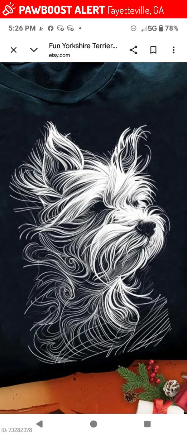 Lost Male Dog last seen Royal seven #7, Fayetteville, GA 30214