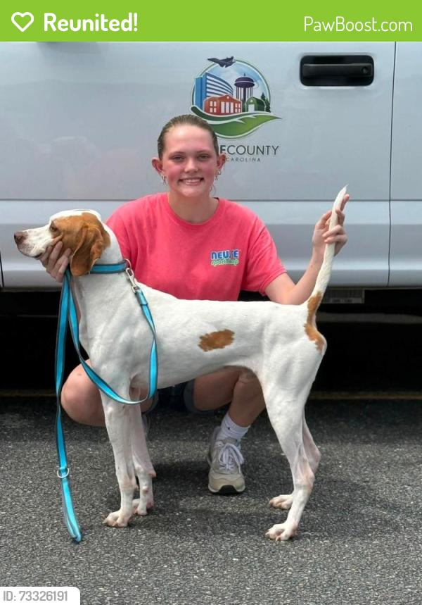 Reunited Male Dog last seen on robert peele ave fremont nc, Fremont, NC 27830