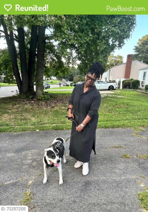 Reunited Male Dog last seen Got out of the yard, Richmond, VA 23231