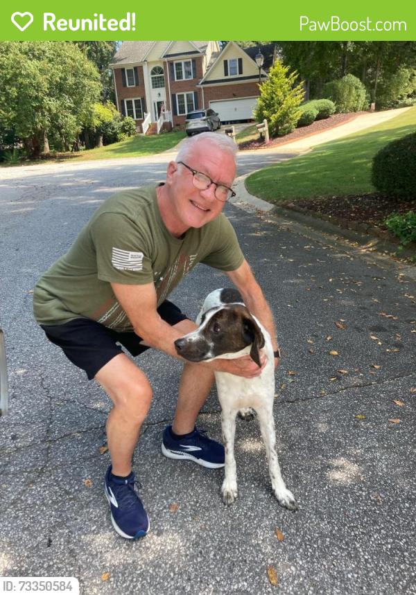 Reunited Male Dog last seen Neely Farms, Simpsonville, SC 29680