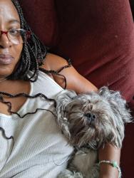 Reunited Male Dog last seen Columbia road, park view, Washington, DC 20001
