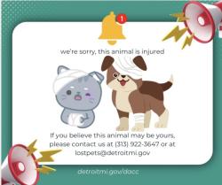 Shelter Stray Male Dog last seen Near BLOCK ASBURY PARK, DETROIT, MI 48235, 7401 Chrysler Dr, Detroit, MI 48211, USA