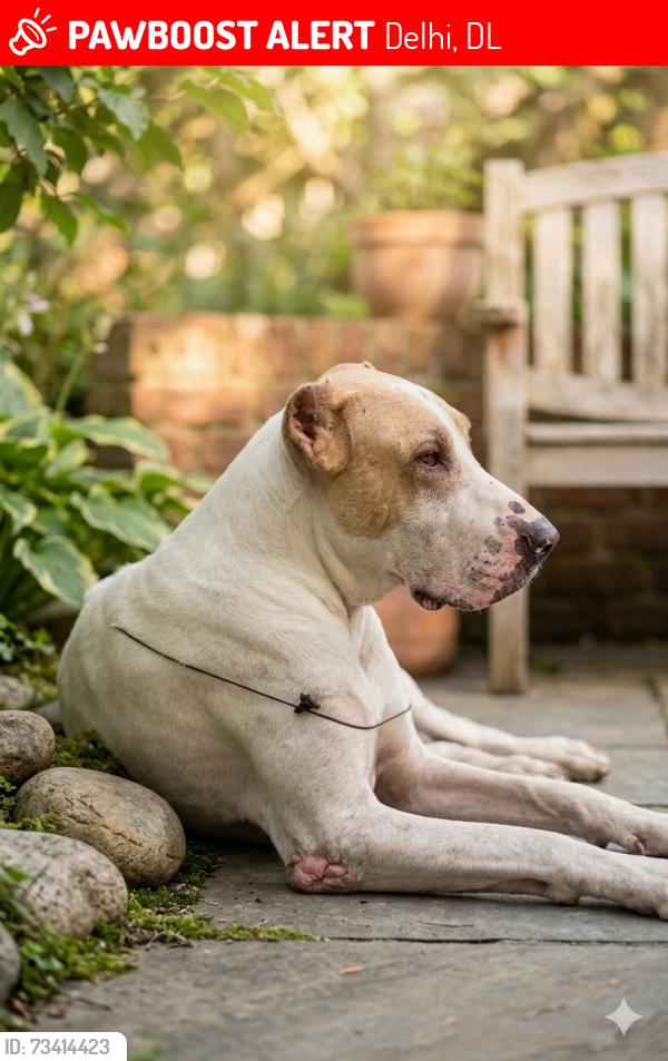 Lost Male Dog last seen Tilak nagar Rajouri garden, Delhi, DL 110018