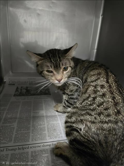 Shelter Stray Unknown Cat last seen , West Valley Animal Shelter, 20655 Plummer St, Chatsworth, CA 91311, USA