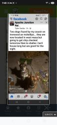 Reunited Female Dog last seen McKellips between Ironwoid and Meridian, Apache Junction, AZ 85120