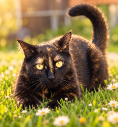 Lost Female Cat last seen W second st and w Lorraine pl, Rialto, CA 92377